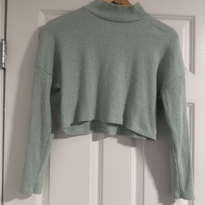 New Look Light Green Ribbed Top